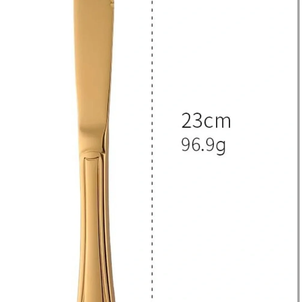 Dinner Table Knife‎ Stainless Steel Shell Pattern Flatware Set Pack of 12